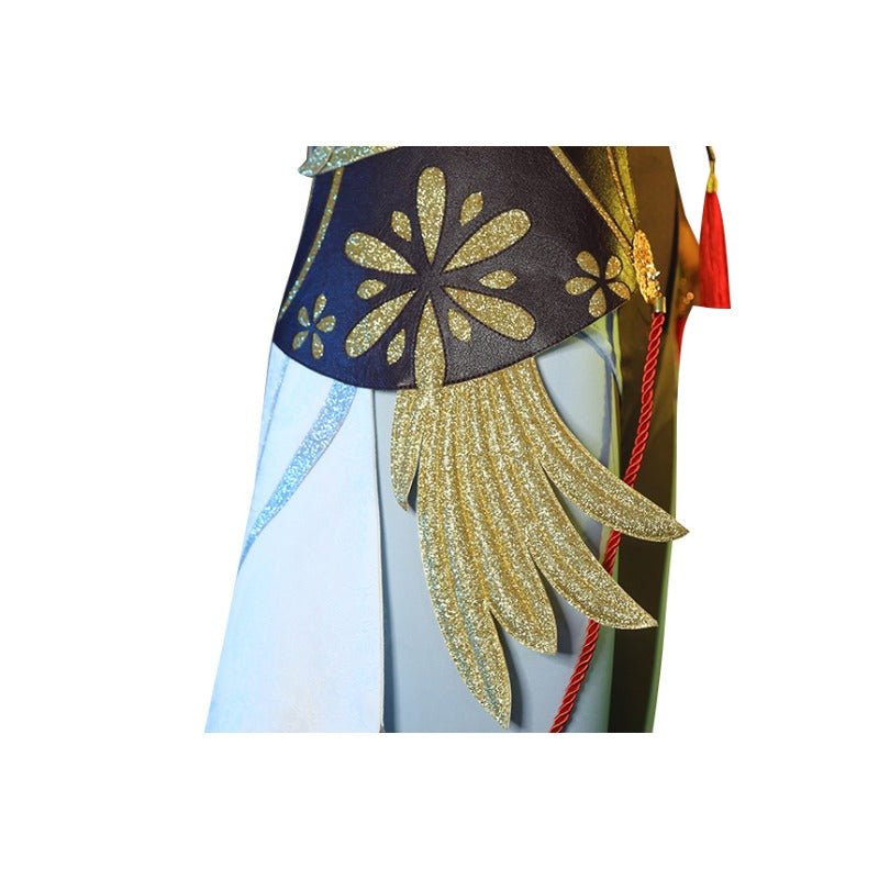 Fantasia de Shenhe de Genshin Impact - Conjunto Completo para Halloween e Roleplay - Estrela Cosplay