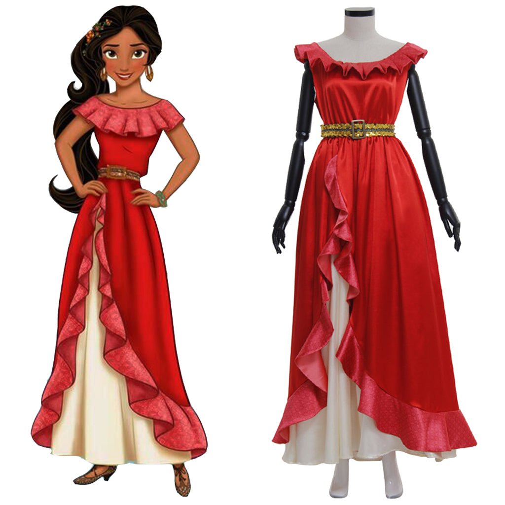 Fantasia da Princesa Elena de Avalor | Vestido de Role-Play para Adultos Fãs da Disney - Estrela Cosplay