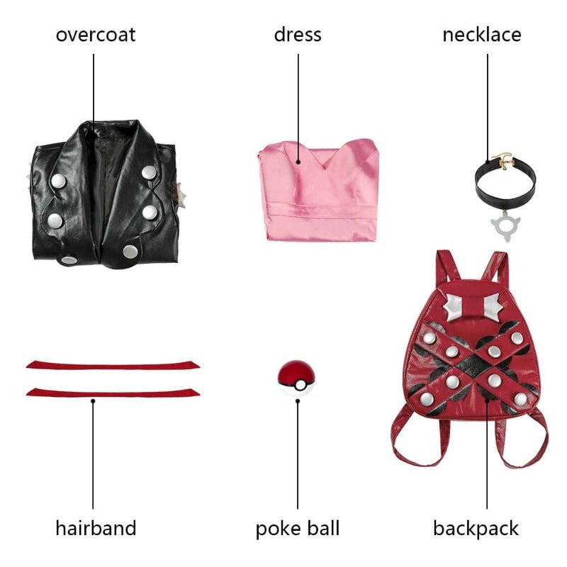 Fantasia de Marnie Pokémon Espada e Escudo - Traje para Festa de Halloween - Estrela Cosplay