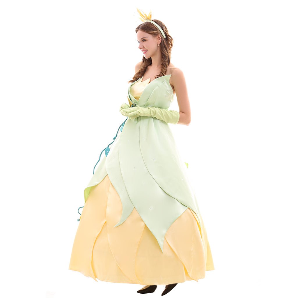 Fantasia Princesa Tiana Série Cosplay | Vestidos Elegantes para Cosplay, Festas e Halloween - Estrela Cosplay