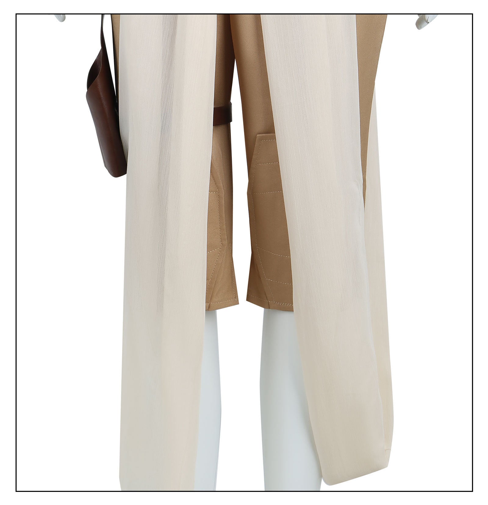 Traje de Cavaleiro Jedi Rey de Star Wars – Fantasia Premium para Cosplay e Halloween - Estrela Cosplay