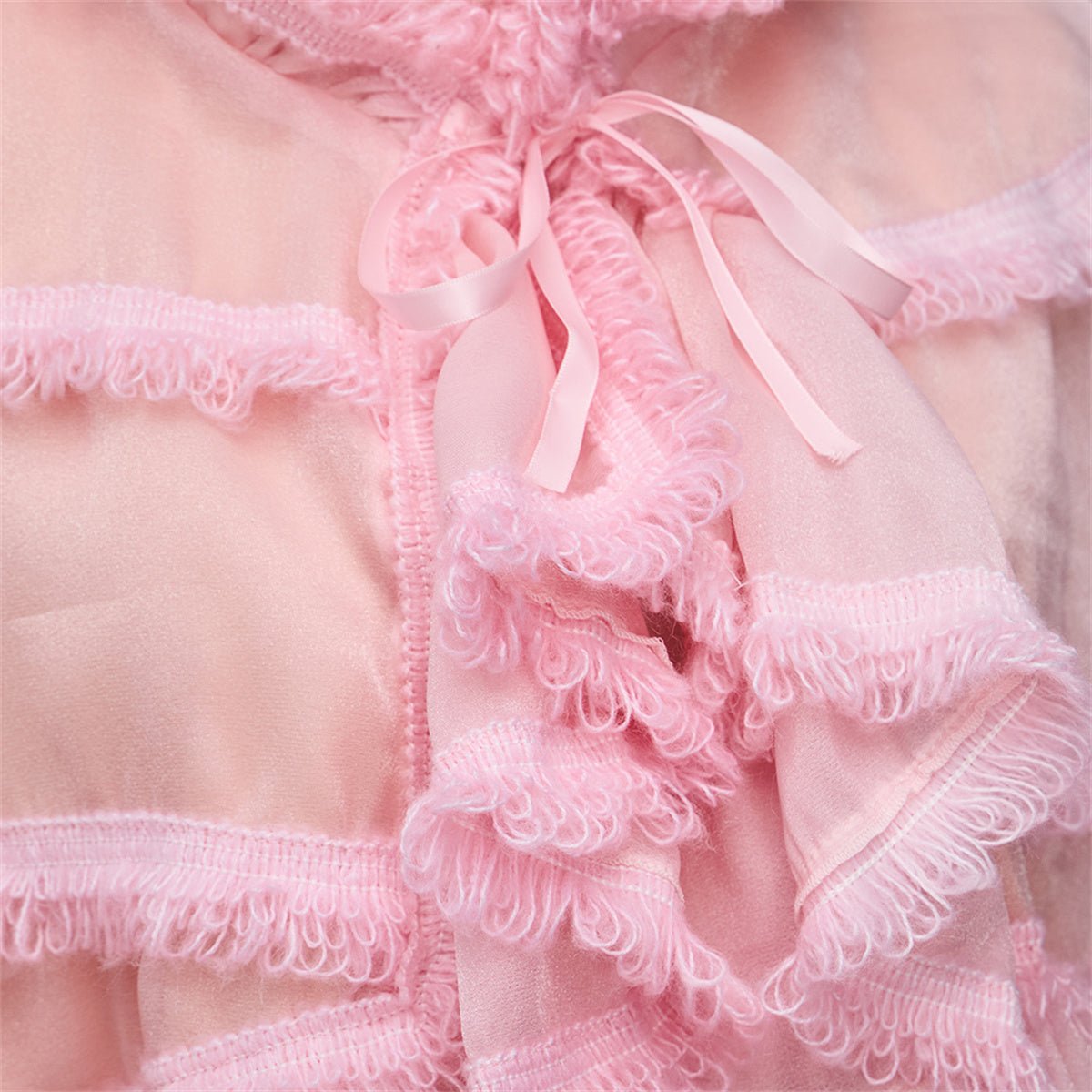 Capa Curta Rosa Fantasia Cosplay – Traje Estiloso Inspirado em Anime - Estrela Cosplay