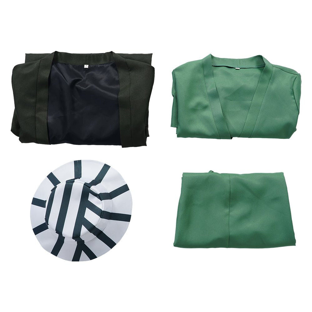 Fantasia de Cosplay Kisuke Urahara de Bleach, Kimono Completo para Homens - Estrela Cosplay