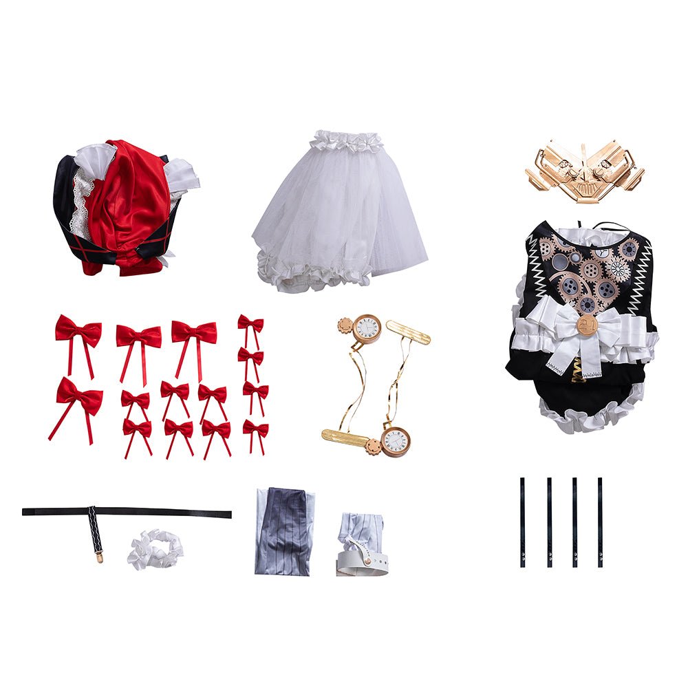 Fantasia de Cosplay Punishing: Gray Raven No.21 XXI - Conjunto Completo para Mulheres - Estrela Cosplay