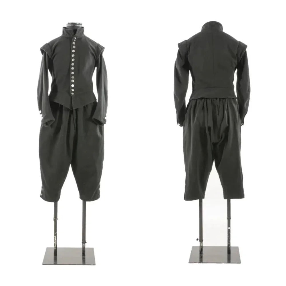 Terno Vitoriano Gótico Steampunk para Homens - Casaco e Colete Uniforme da Guerra Civil | Série Medieval Estrela do Cosplay - Estrela Cosplay