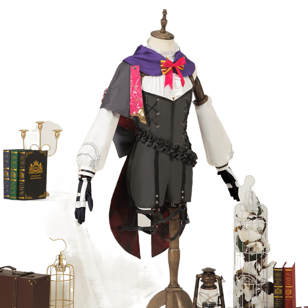 Genshin Impact—Fantasia de Cosplay Lynette | Liberte a Elegância de Fontaine - Estrela Cosplay