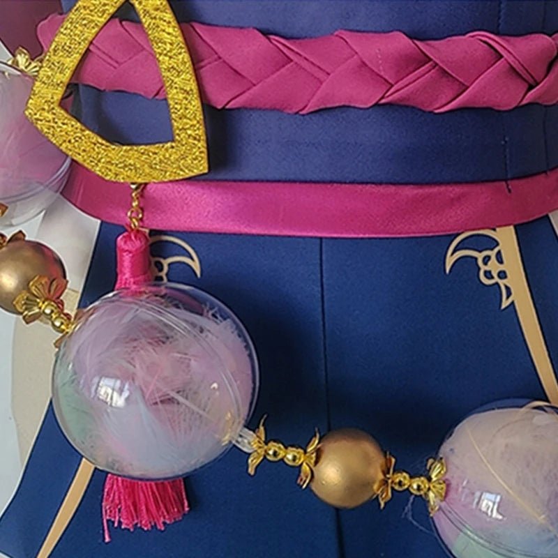 Fantasia Syndra Spirit Blossom LOL - Vestido Kimono Mulher Jogo Completo - Estrela Cosplay