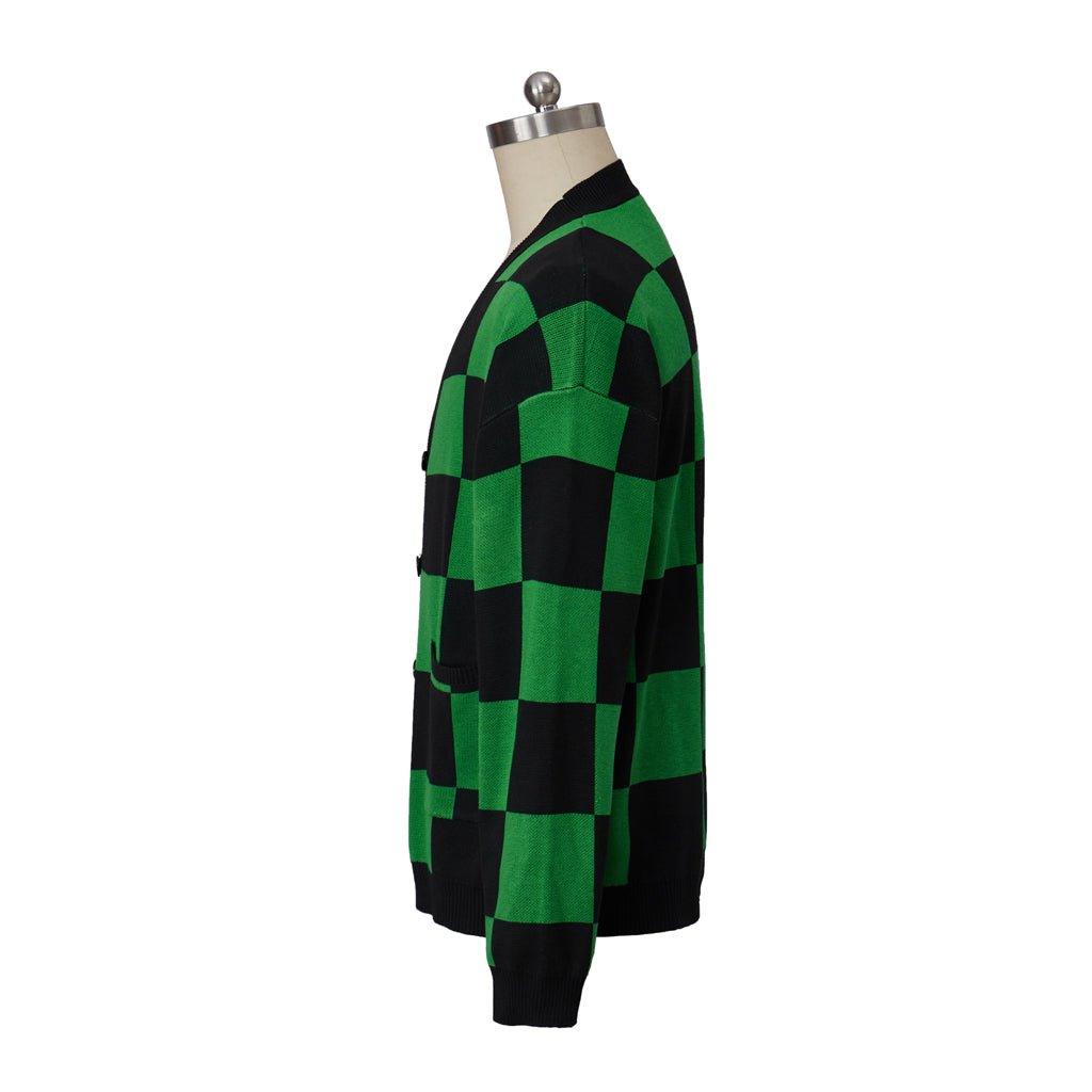 Cardigã de Cosplay Kamado Tanjirou | Suéter Masculino de Demon Slayer | Série Cosplay Estrela do Cosplay - Estrela Cosplay