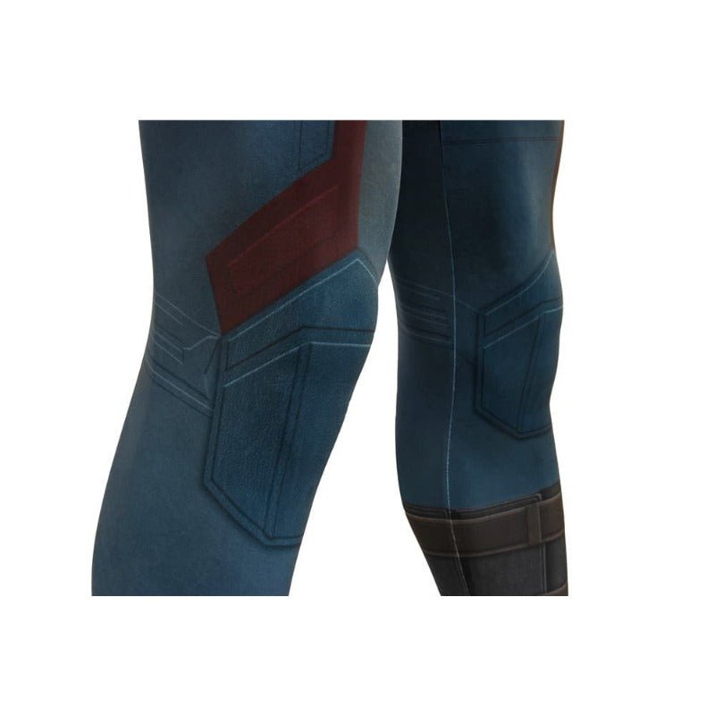 Macacão de Cosplay do Capitão América de Avengers: Guerra Infinita para Adultos - Estrela Cosplay