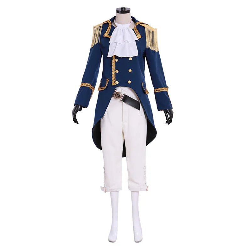 Casaco Cosplay Hamilton Marques de Lafayette - Tuxedo Gótico Aristocrata e Uniforme Colonial - Estrela Cosplay