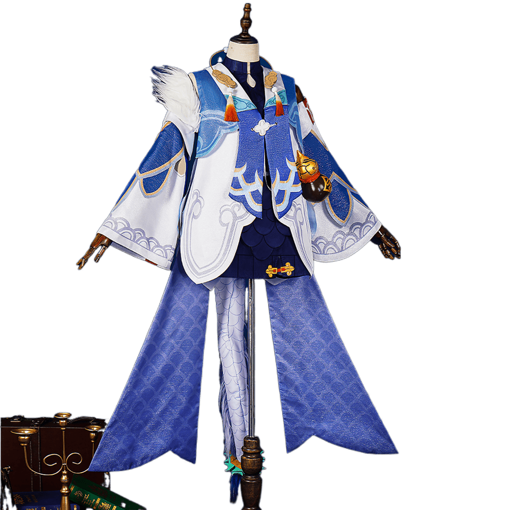 Fantasia Honkai Star Rail Bailu – Perfeita para Fãs Femininas do Jogo! - Estrela Cosplay