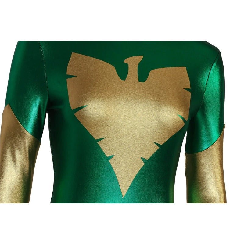 Fantasia de Cosplay Macacão Verde X-Men Fênix Negra Jean Grey para Halloween - Estrela Cosplay