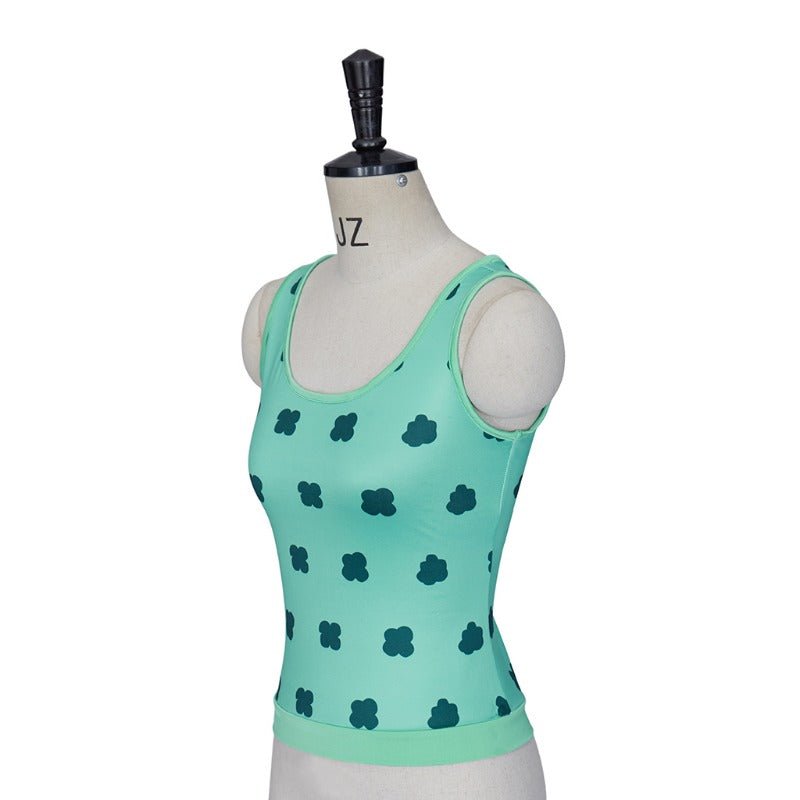 Casaco Verde Tank Top Nami Cosplay Versão Ao Vivo para Mulheres - Fantasia Anime para Halloween - Estrela Cosplay