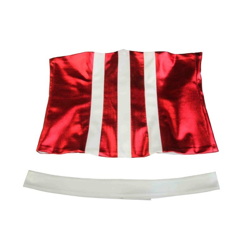 Fantasia de Captain America Ombros Descobertos para Meninas - Halloween e Festas - Estrela Cosplay