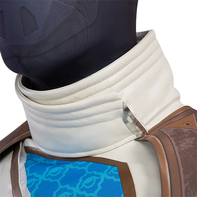 Fantasia de Cosplay de Cypher do Valorant | Conjunto Completo com Chapéu, Casaco, Calças e Acessórios para Halloween e Festas - Estrela Cosplay