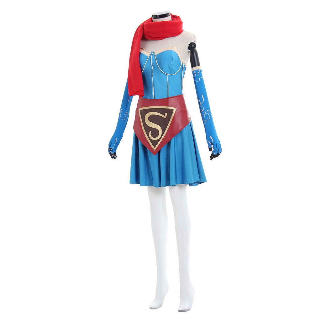 Fantasia de Supergirl Bombshell | Traje de Super-Herói da DC Comics para Halloween - Estrela Cosplay