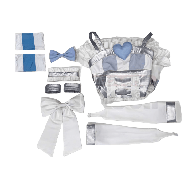 Meia-calça com Ligadeira Anime Cosplay Fantasia - Panty & Stocking com Garterbelt - Estrela Cosplay