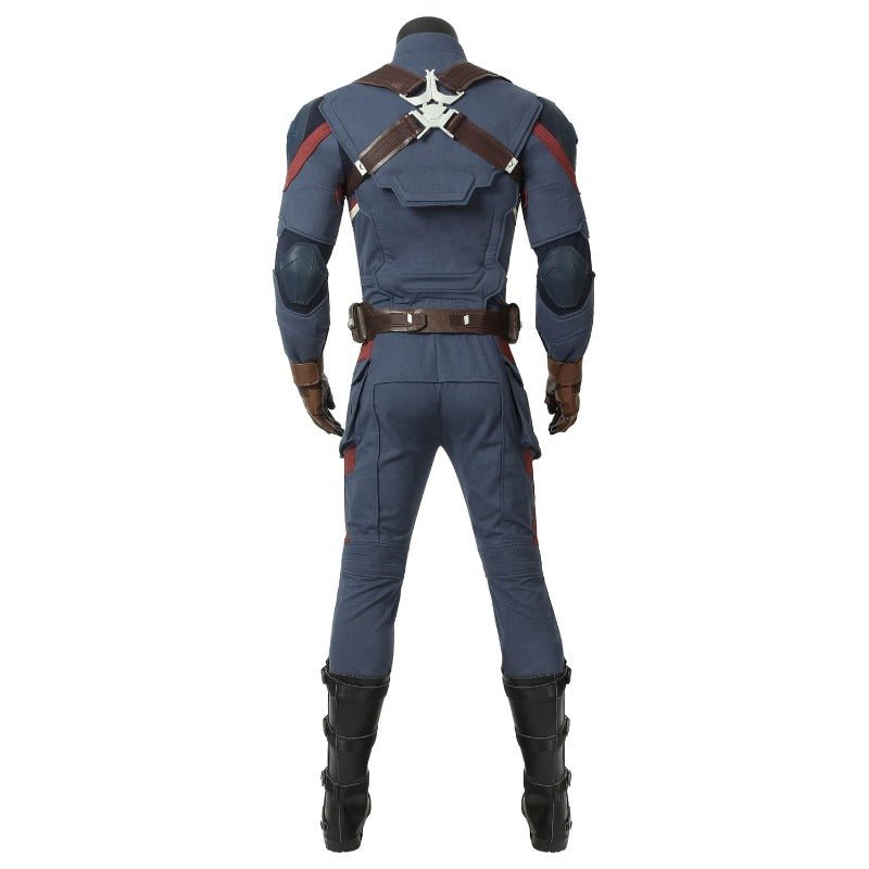Fantasia de Cosplay Steven Rogers Capitão América - Uniforme de Herói para Halloween - Estrela Cosplay