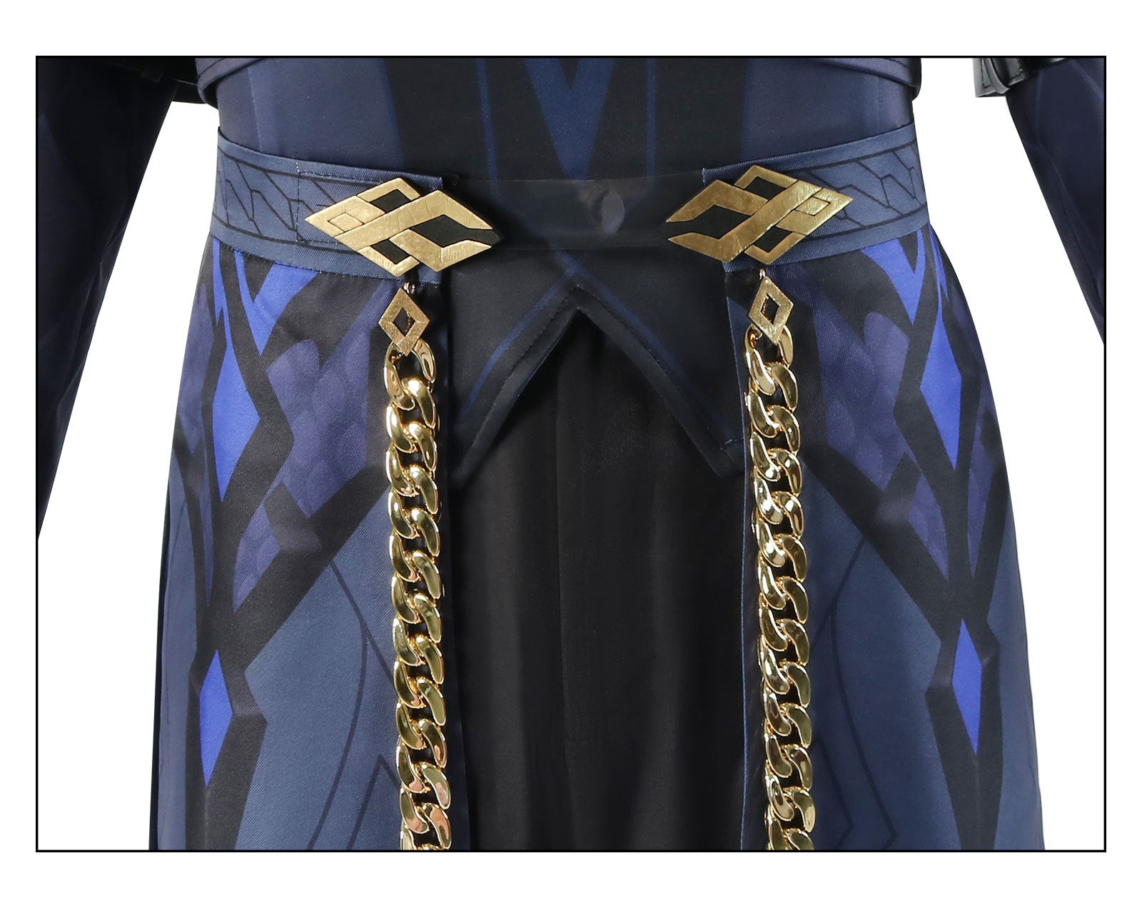 Fantasia de Capitano do Genshin Impact – Traje de Capitão Fatui - Estrela Cosplay