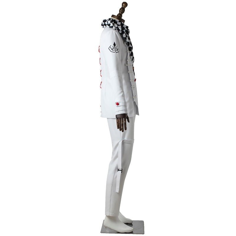 Fantasia de Kokichi Oma Cosplay - Traje Ouma Danganronpa V3 com Capa e Chapéu para Halloween e Festas - Estrela Cosplay