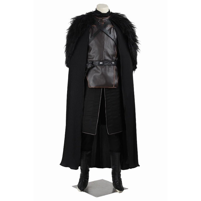 Fantasia Jon Snow para Homem - Traje da Patrulha da Noite para Halloween e Carnaval - Estrela Cosplay