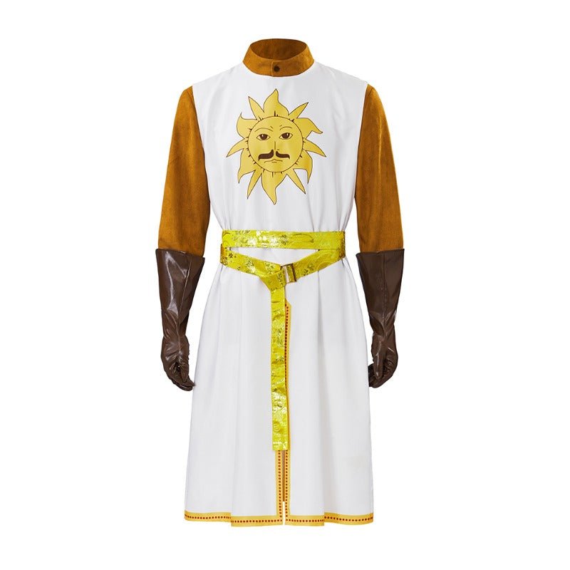 Traje Real do Rei Artur para Homens - Fantasia de Cavaleiro Medieval Monty Python para Halloween - Estrela Cosplay