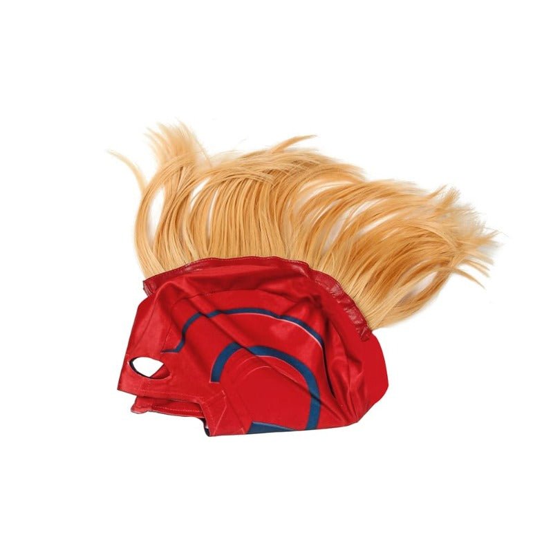 Fantasia Captain Marvel Impressão Digital para Fãs - Estrela Cosplay