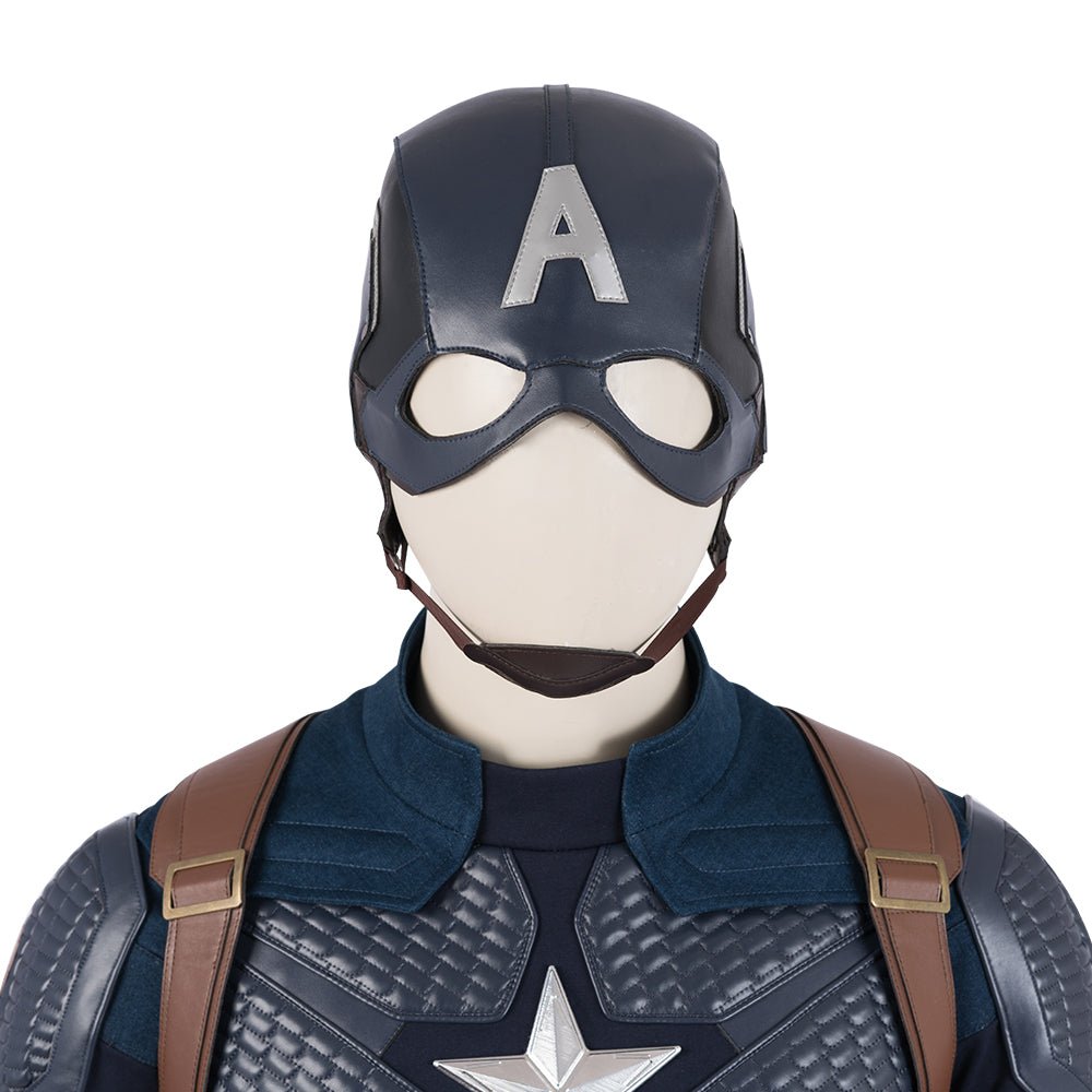 Fantasia de Cosplay do Capitão América - Avengers: Endgame - Réplica Premium do Filme - Estrela Cosplay