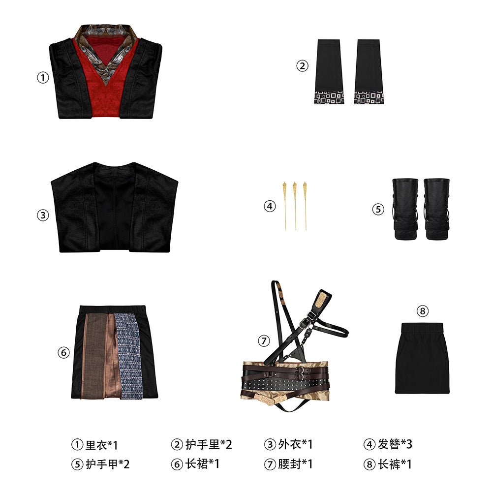 Fantasia de Cosplay Rong Yuan de Yan Yun Dezesseis Sons - Traje de Personagem de Jogo de Alta Qualidade - Estrela Cosplay