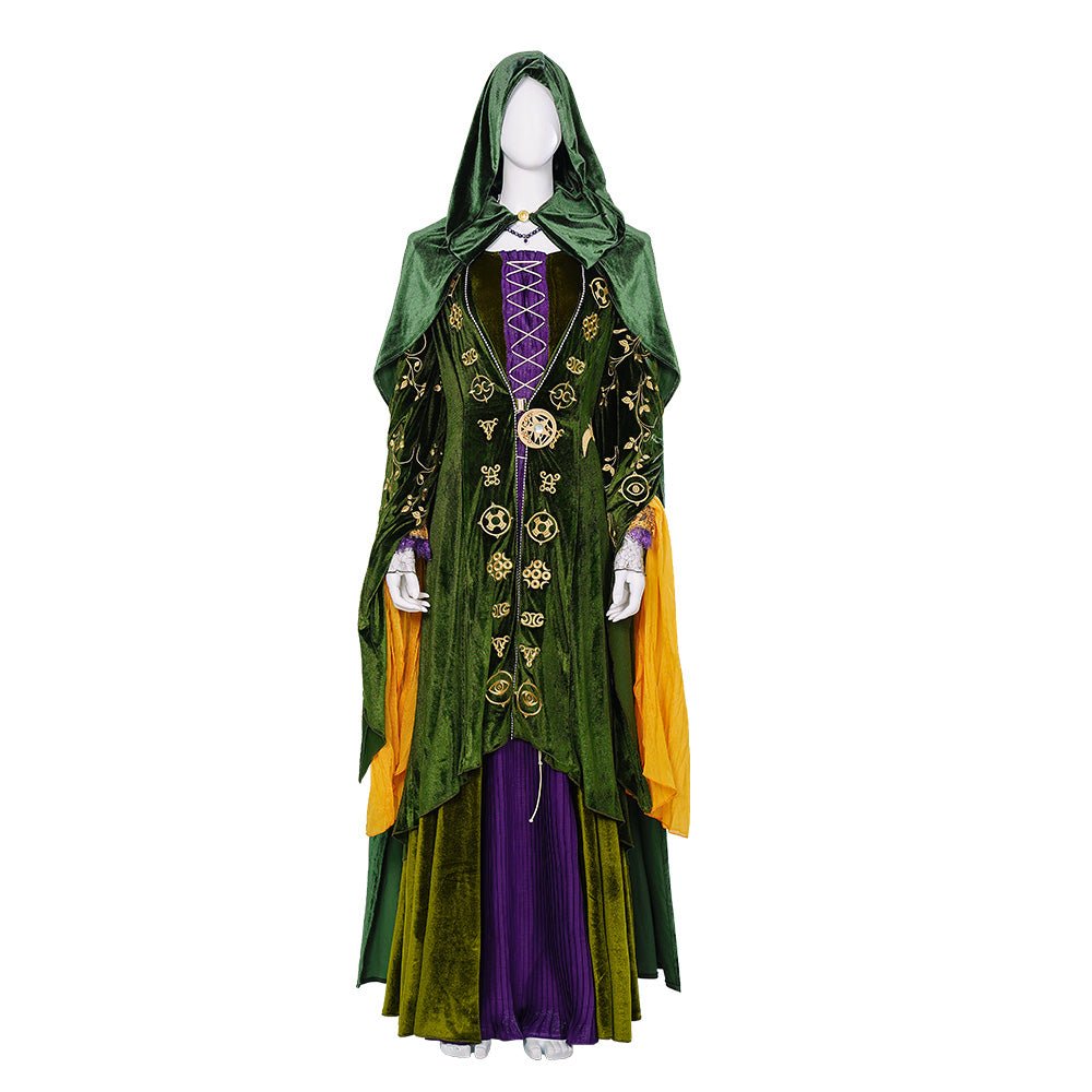 Fantasia Winifred Sanderson Hocus Pocus 2 - Traje de Bruxa para Cosplay - Estrela Cosplay