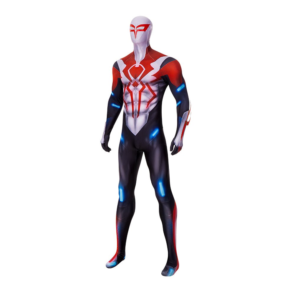 Traje de Cosplay Spider-Man 2099 Miguel O'Hara - Fantasia Premium V2/V3 para Homens e Eventos - Estrela Cosplay