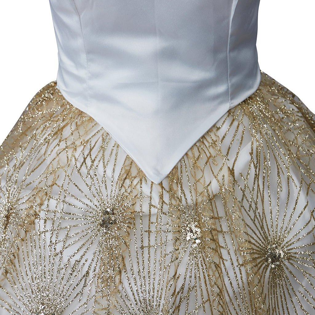 Vestido de Cosplay Christine Daae Fantasma da Ópera Estampa Fogos de Artifício - Estrela Cosplay