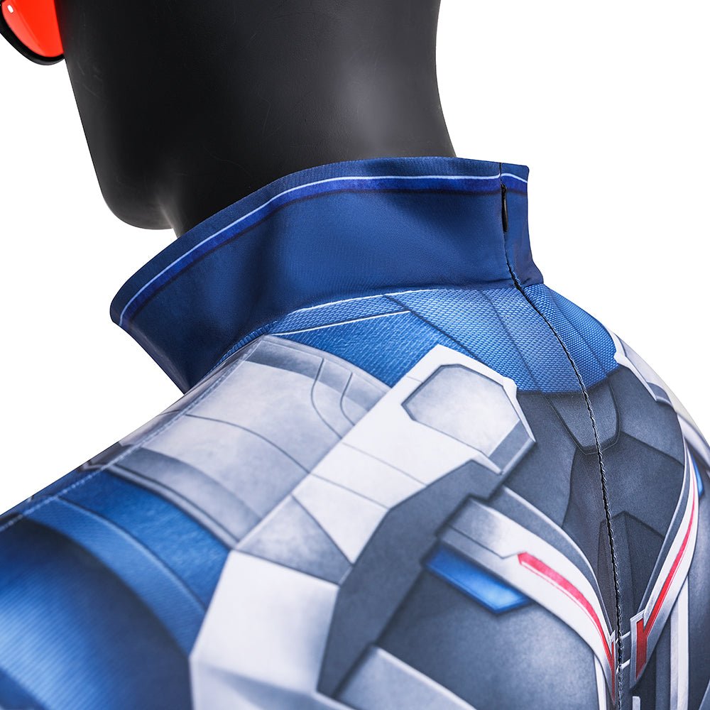Filme Marvel: Capitão América 4 Novo Traje do Capitão América - Fantasia de Cosplay Premium - Estrela Cosplay