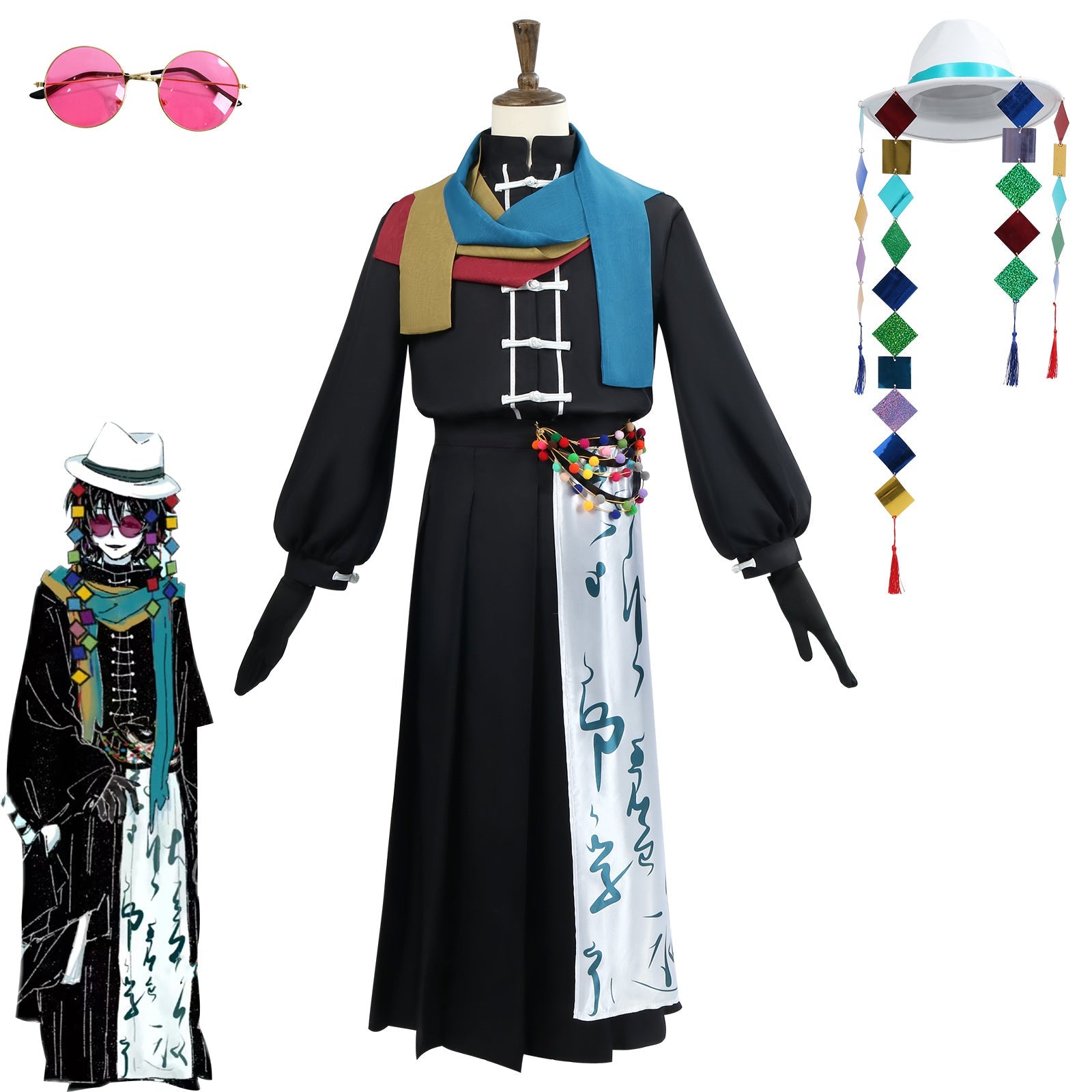 A Sete Noites: História Fantasma – Traje de Cosplay Che Fuzhao & Hua Qing - Estrela Cosplay