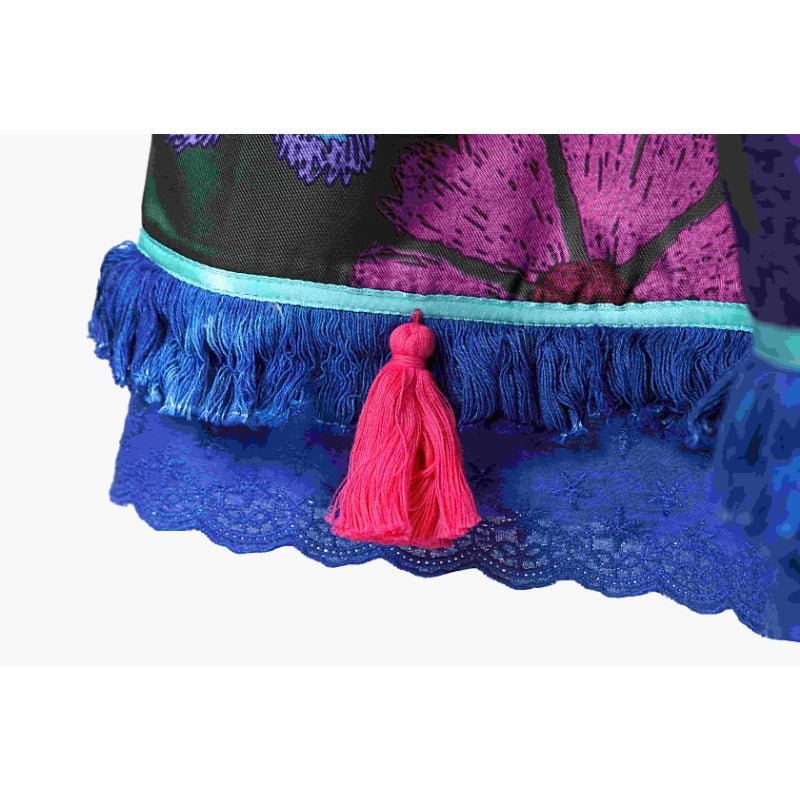 Vestido de Princesa Mirabel Encanto Fantasia Casa Mágica para Mulheres Halloween - Estrela Cosplay