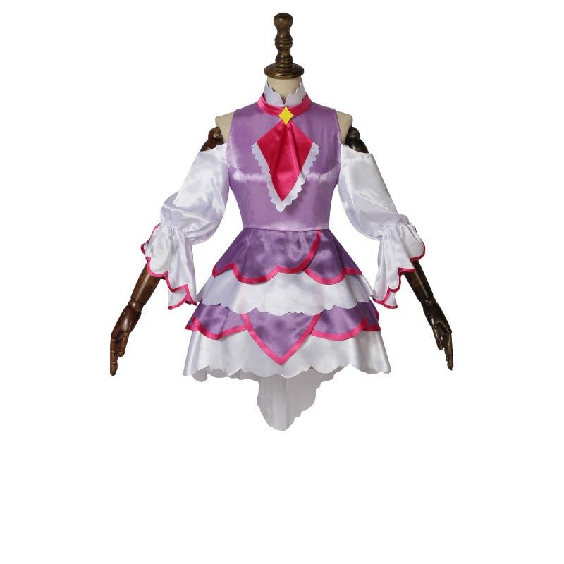 Fantasia de Cosplay Anime Hugtto! Pretty Cure Cure Ruru Amour - Design Elegante para Fãs - Estrela Cosplay