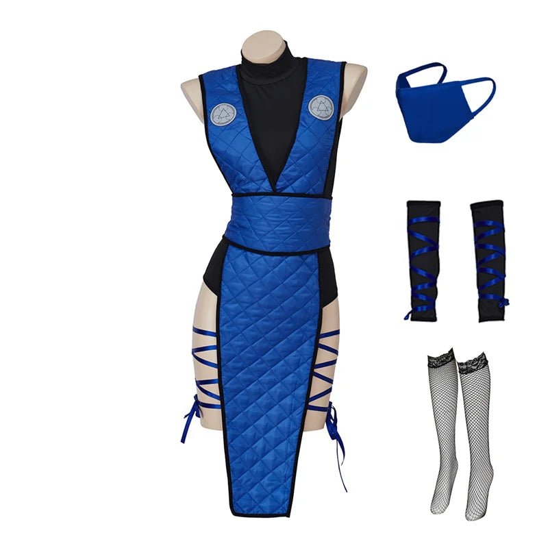 Traje de Cosplay Feminino Mortal Kombat | Fantasia para Halloween e Festas - Estrela Cosplay