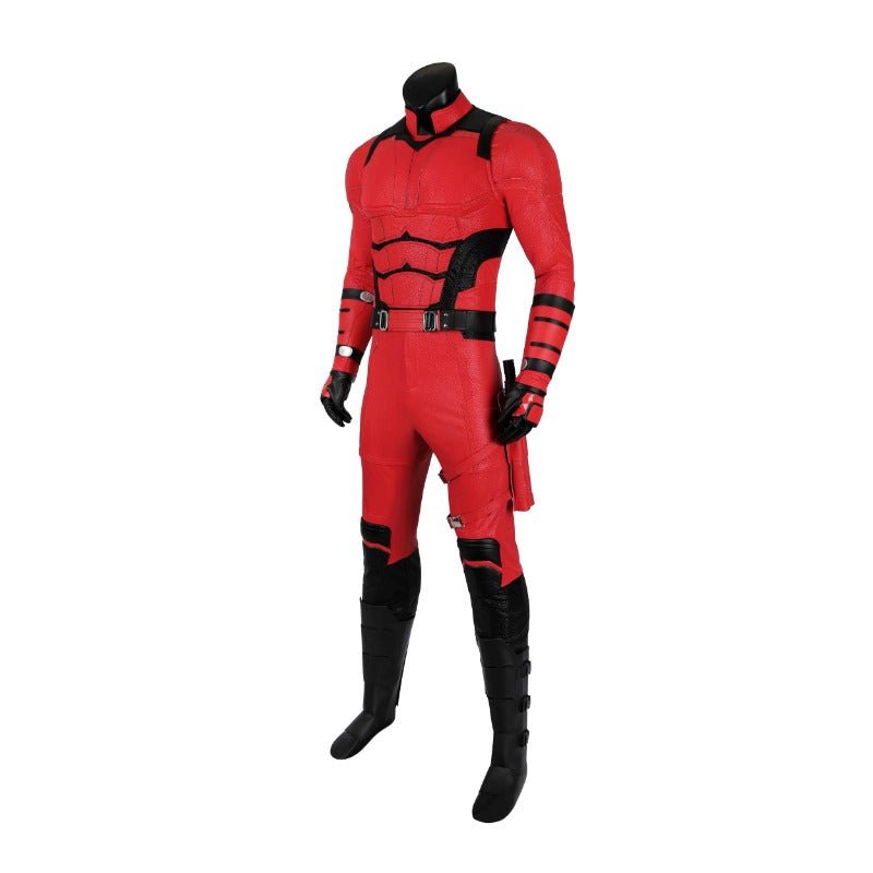 Traje de Cosplay de Couro Vermelho Daredevil Matt Murdock Conjunto Completo Halloween - Estrela Cosplay