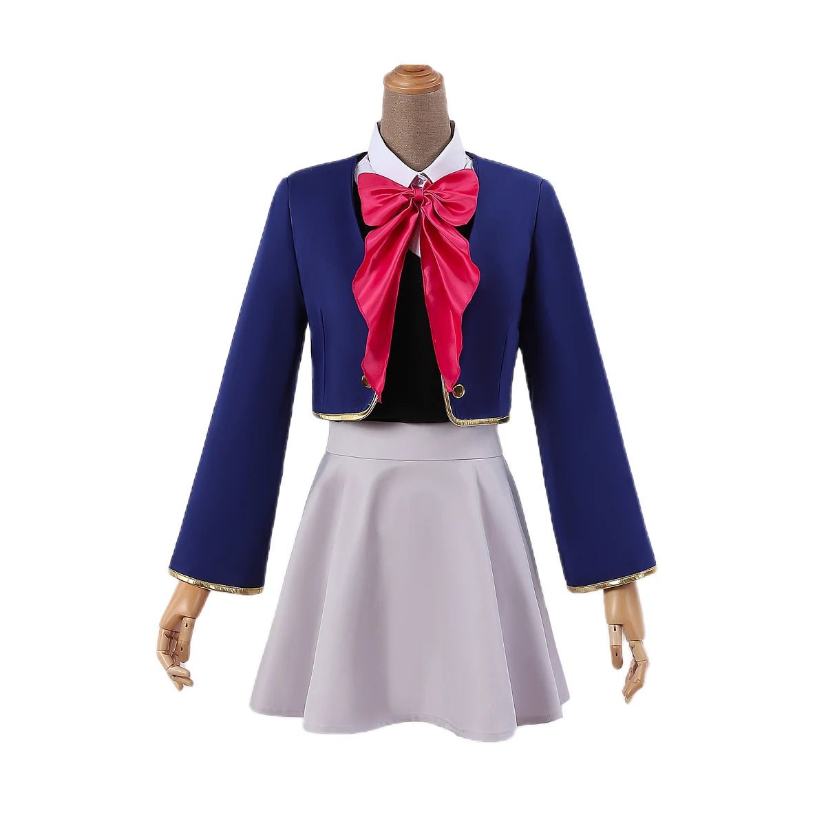 OSHI NO KO Anime Rubii Ruby Hoshino Fantasia Peruca Uniforme Escolar Vestido Saia Presente Irmã Festa Rosa Net - Estrela Cosplay