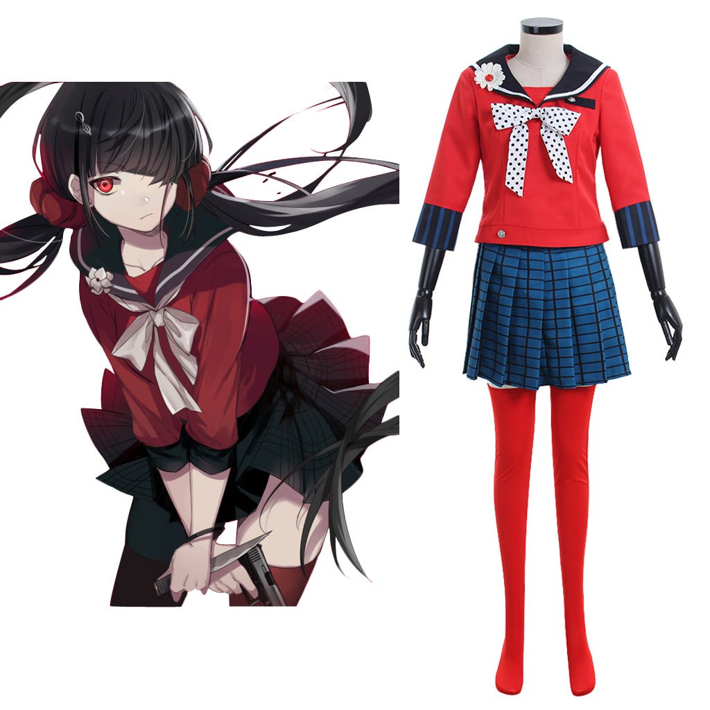 Fantasia de Cosplay Harukawa Maki de Danganronpa V3 Killing Harmony - Estrela Cosplay