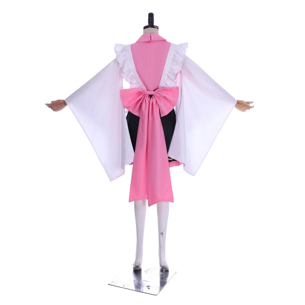 Traje de Empregada Cosplay Kanroji Mitsuri de Demon Slayer - Estrela Cosplay
