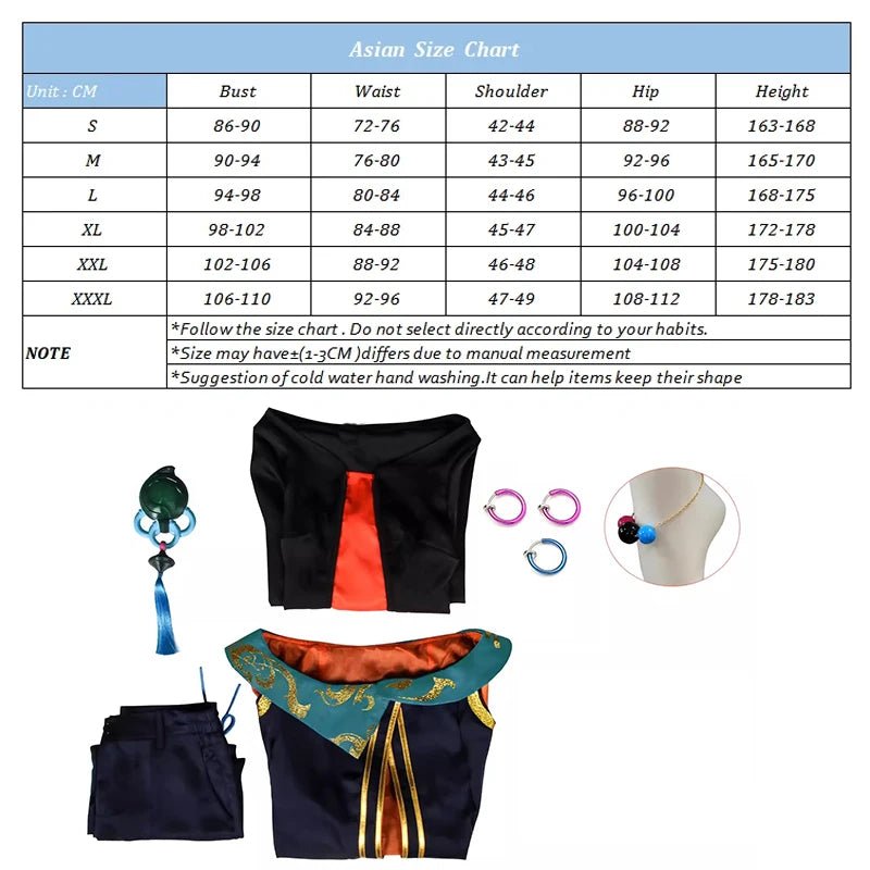 Fantasia de Cosplay LOL O Visionário Hwei - Arte Splash Lukai Hwei - Campeão Masculino - Conjunto Completo para Halloween - Estrela Cosplay