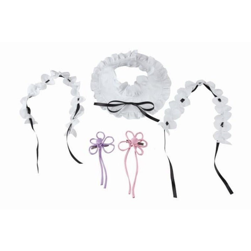 Vestido de Empregada Cosplay de Rem & Ram de Re:Zero - Dresses Anime Kawaii - Estrela Cosplay