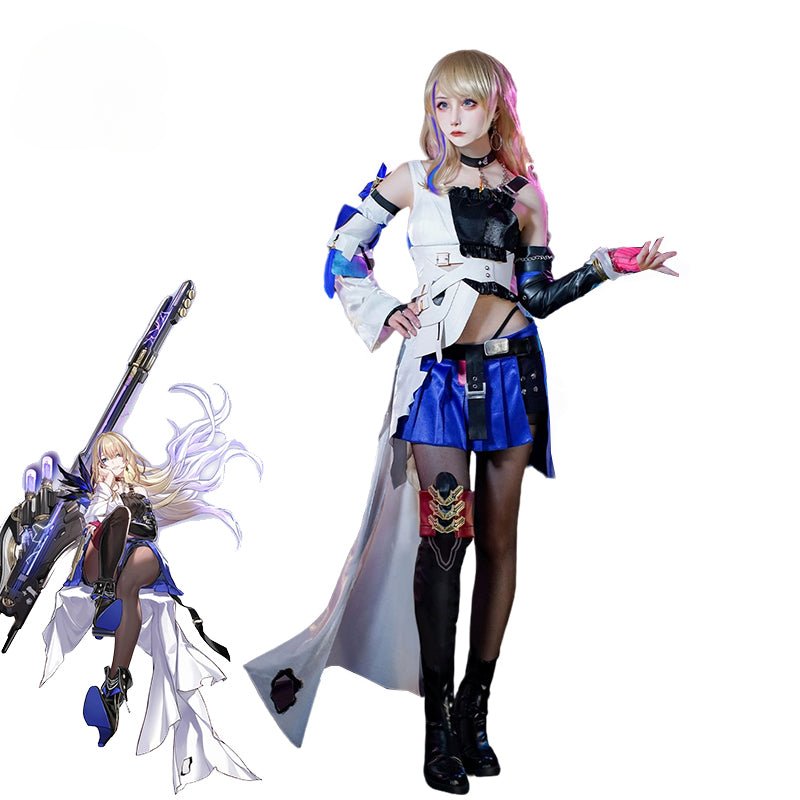 Fantasia de Cosplay Serval do Jogo Honkai Star Rail - Uniforme Feminino de Serval Landau - Estrela Cosplay