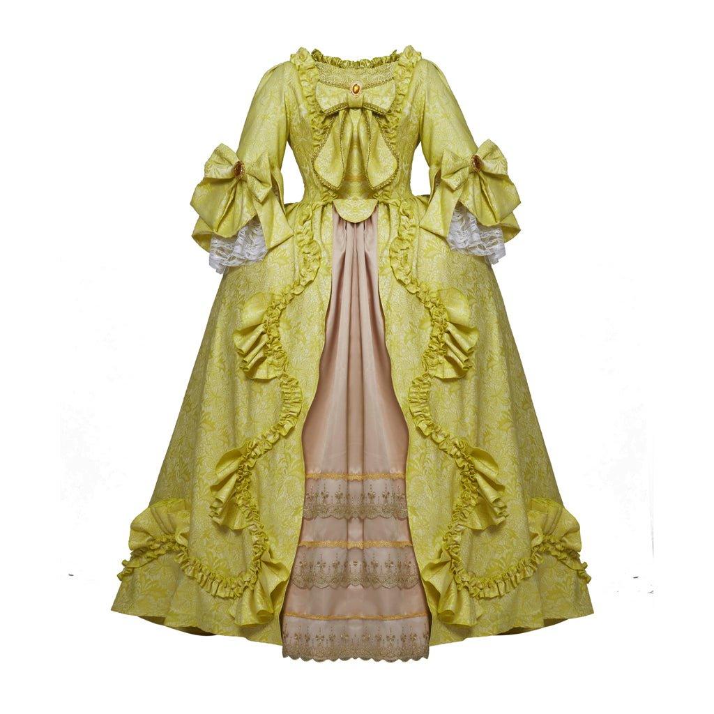 Vestido de Baile Rococó Rainha Marie Antoinette | Traje Vitoriano para Cosplay, Bailes, Halloween e Festas - Estrela Cosplay