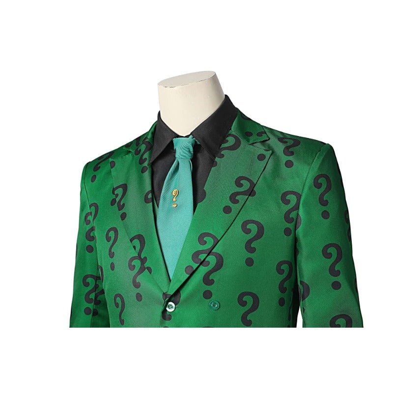 Traje Riddler Edward Nygma Verde - Vilão do Batman - Fantasia para Homens - Estrela Cosplay