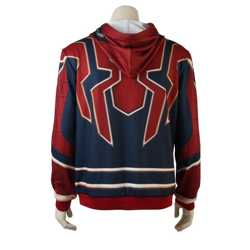 Hoodie Infinity War Iron Spider Pullover Sweatshirt para Cosplay de Spiderman - Estrela Cosplay