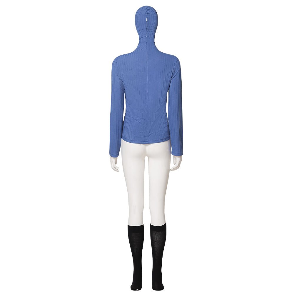 Fantasia de Couro Perfurado Preto para Cosplay de Vários Personagens - Estrela Cosplay