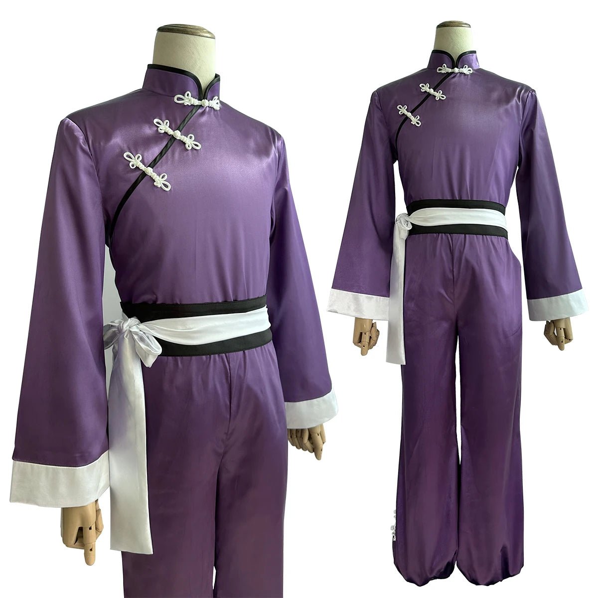 Fantasia de Reo Mikage do Anime Blue Lock - Traje Chinês Kung Fu Tang com Peruca de Fibra Sintética Ajustável - Estrela Cosplay