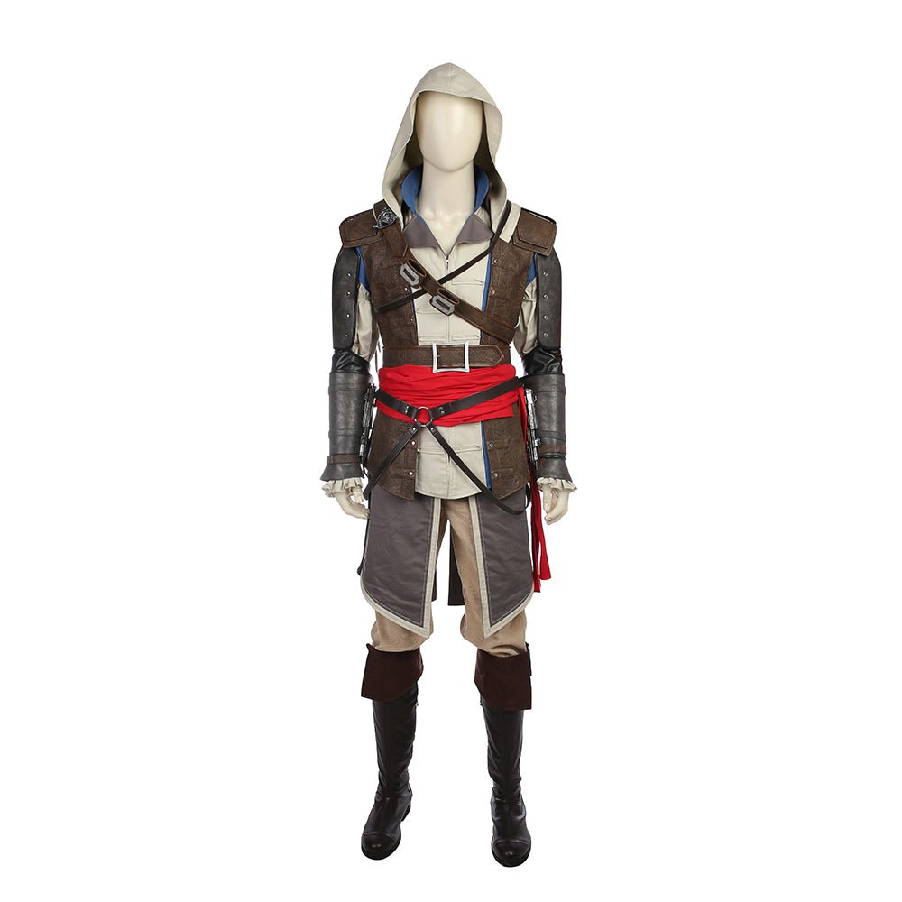 Fantasia de Edward Kenway de Assassin's Creed 4 Black Flag (Versão Melhorada) para Cosplay - Estrela Cosplay